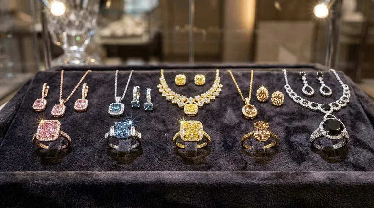 Coloured Diamond Jewellery