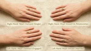 how to wear a Claddagh ring