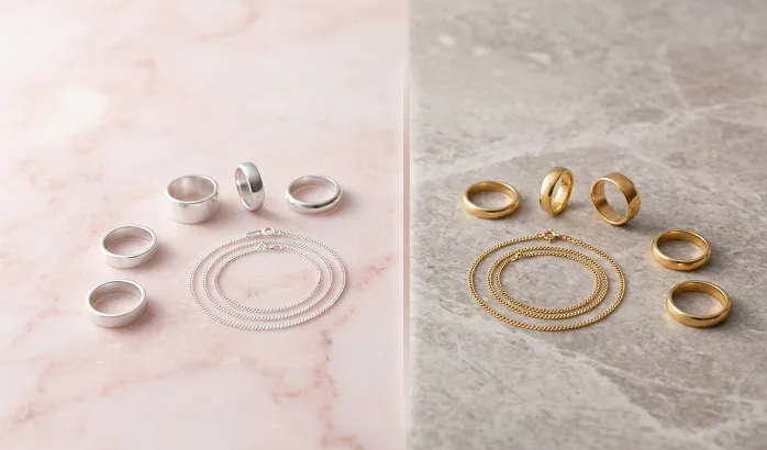 Gold-Plated vs Sterling Silver Jewellery