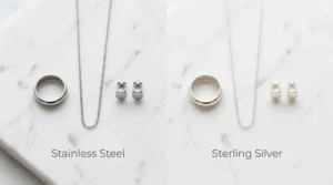 Stainless Steel vs Sterling Silver Jewellery