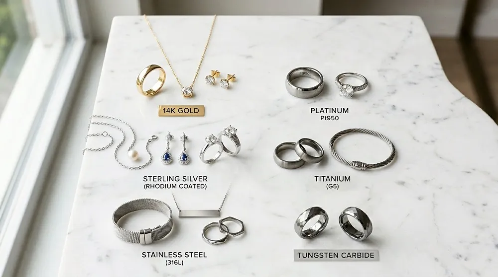 Best Jewellery Materials That Don't Tarnish