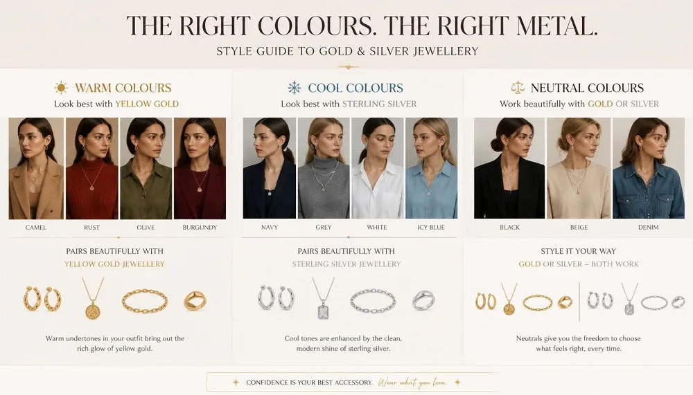 Matching Jewellery with Outfit Colours