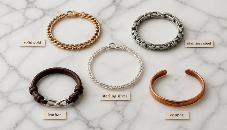 Shower-safe bracelet materials comparison