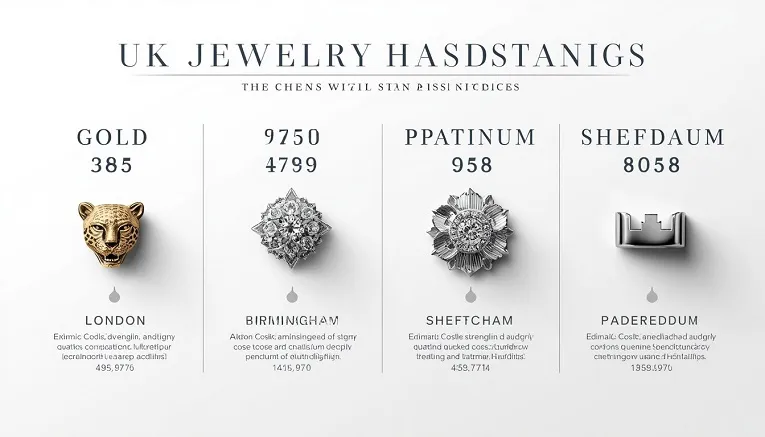 UK Jewellery Hallmark Chart
